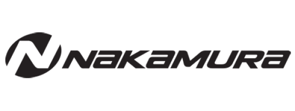 Schwarzes Textlogo auf weißem Hintergrund mit der Aufschrift „Nakamura“ in einer fetten serifenlosen Schriftart. Das schlichte und moderne Design vermittelt Einheit und Stärke.