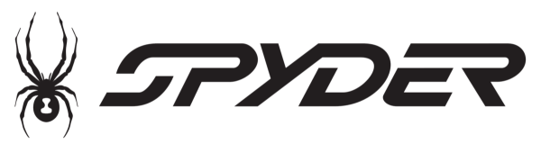 Spyder Black Logo mit Text