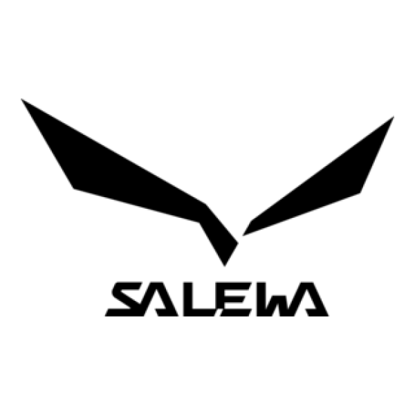 Salena schwarzes Markenlogo mit Text