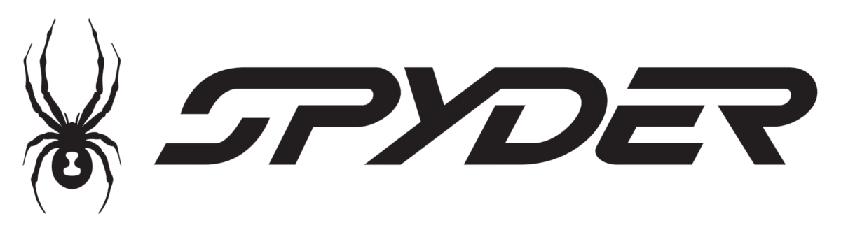 Spyder Black Logo mit Text